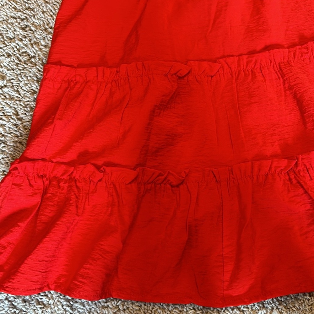 Women's Triangle Cup Tiered Mini Babydoll
Dress - Wild Fable™ Red L - Picture 7 of 13